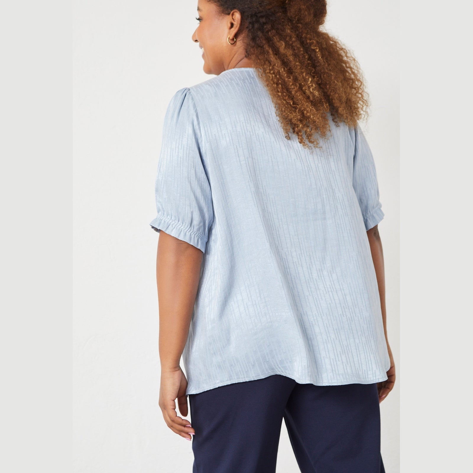 Pont Neuf PNTudi Bluser 5250 Soft Blue