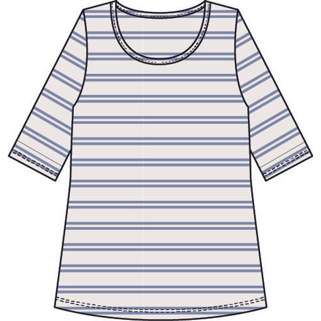 Pont Neuf PNTulla T-Shirt 5501 DENIM BLUE