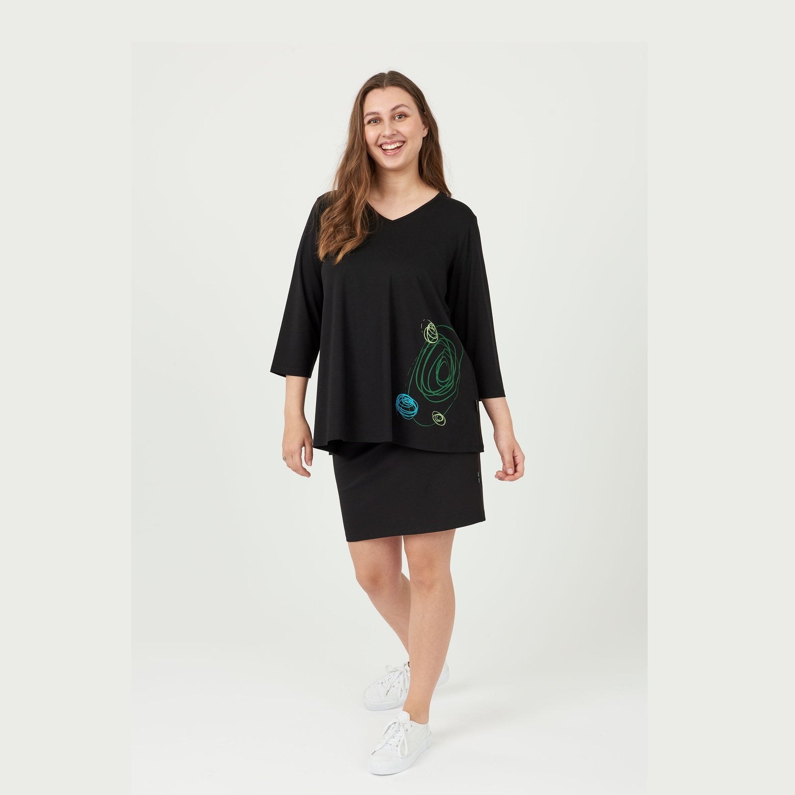 Pont Neuf PNTulle Bluser 074 Bottle Green