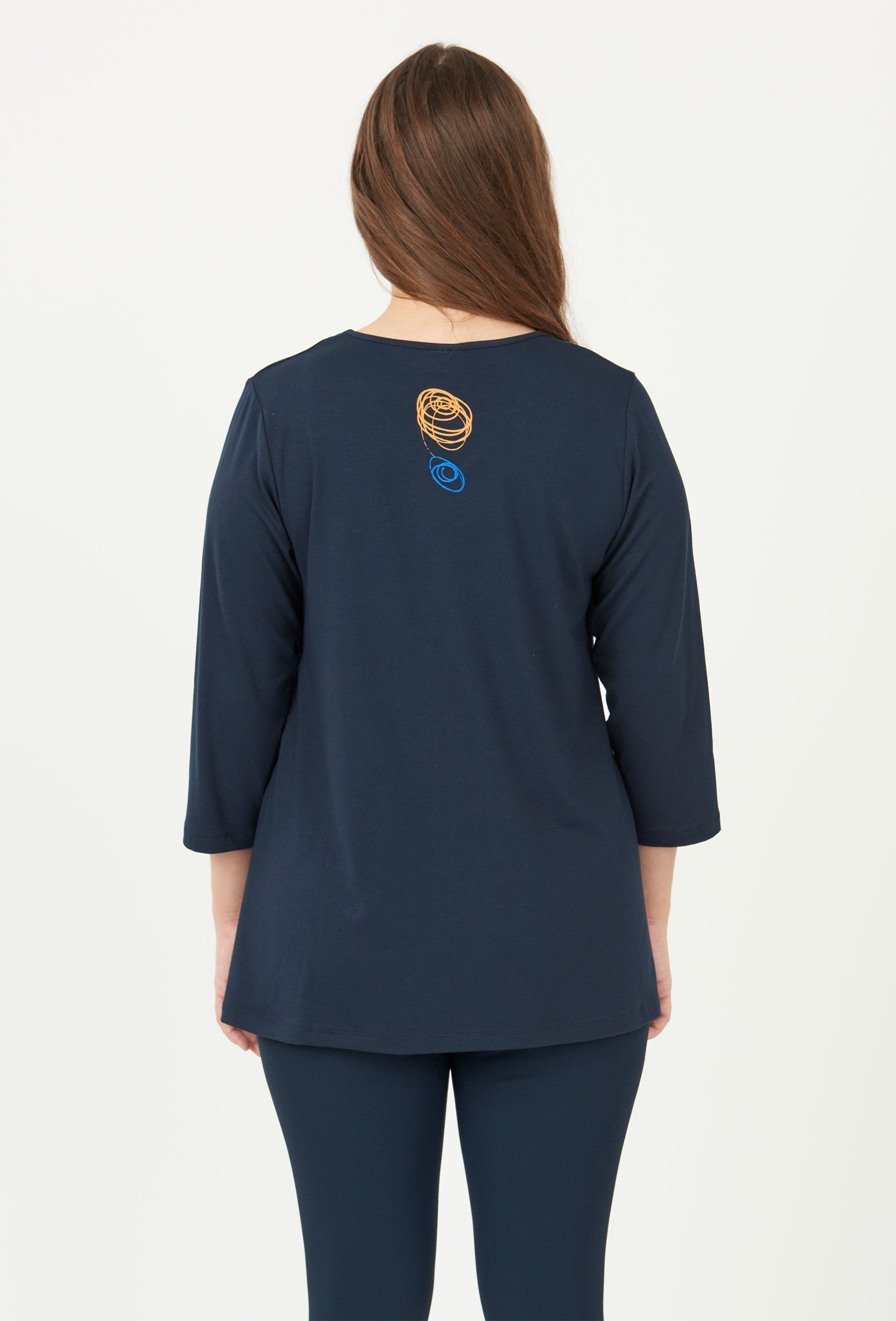 Pont Neuf PNTulle Bluser 520 Navy