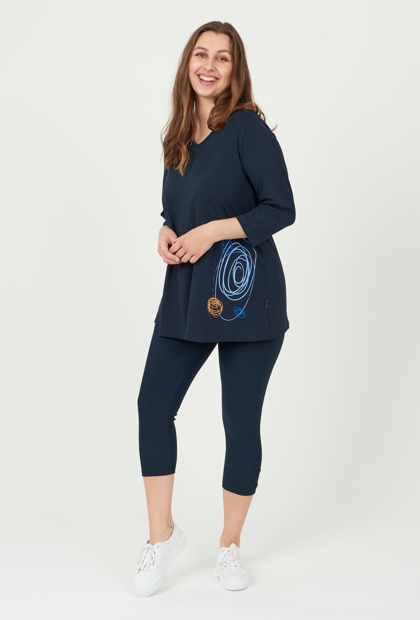 Pont Neuf PNTulle Bluser 520 Navy