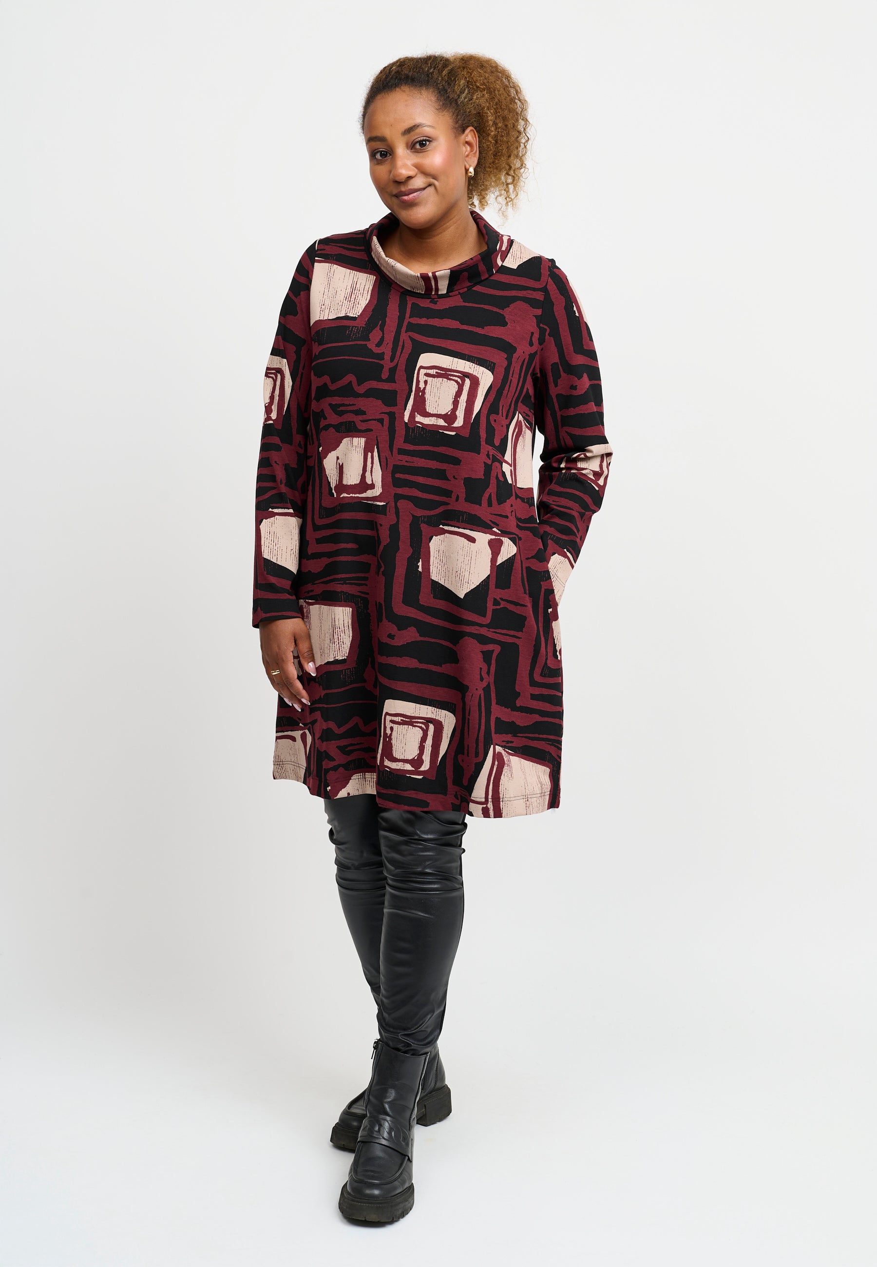 Pont Neuf PNUma Tunikaer 2999 BORDEAUX RED