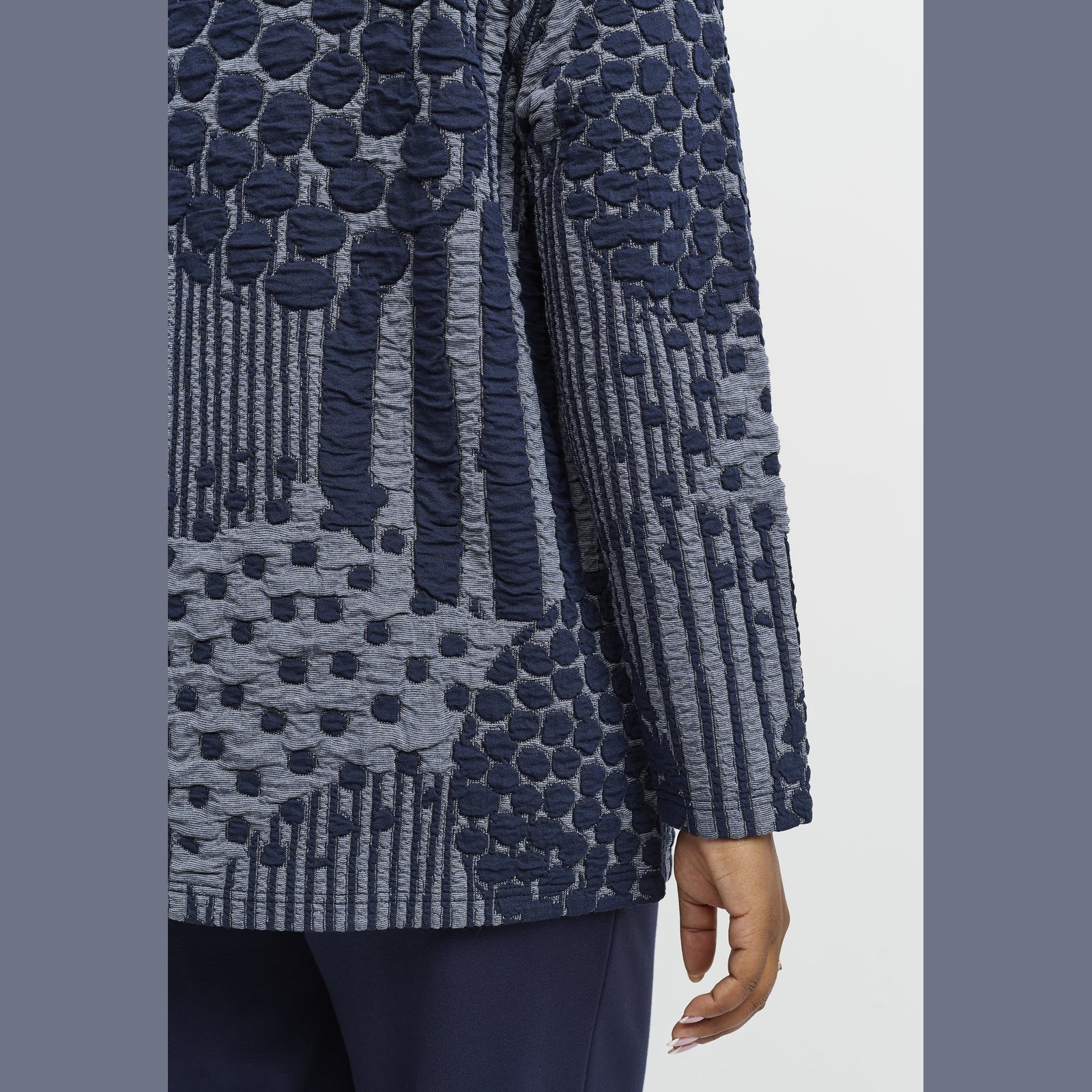 Pont Neuf PNValina Bluser 5555 Steel Blue