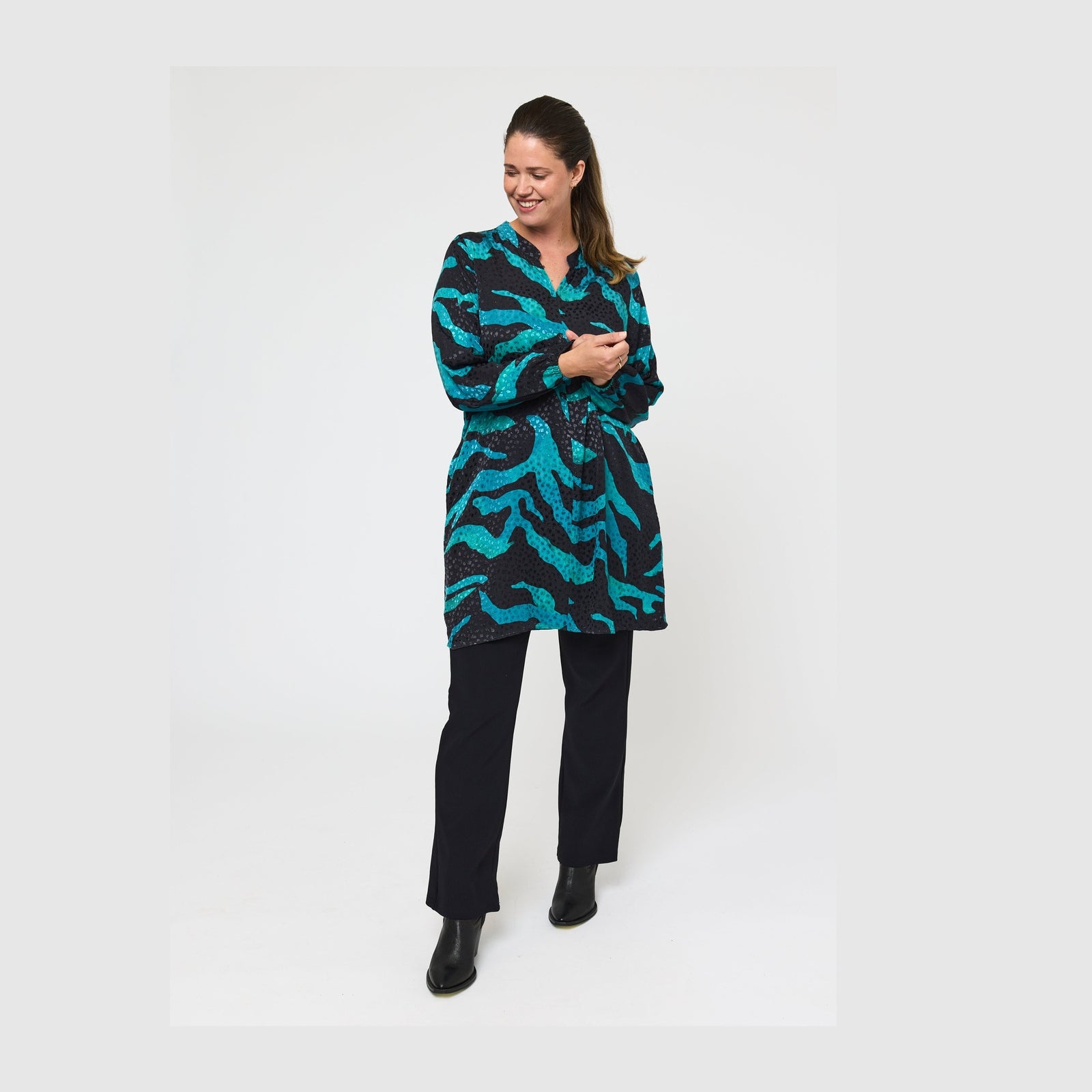 Pont Neuf PNVibe Tunikaer 5052 Petrol Blue