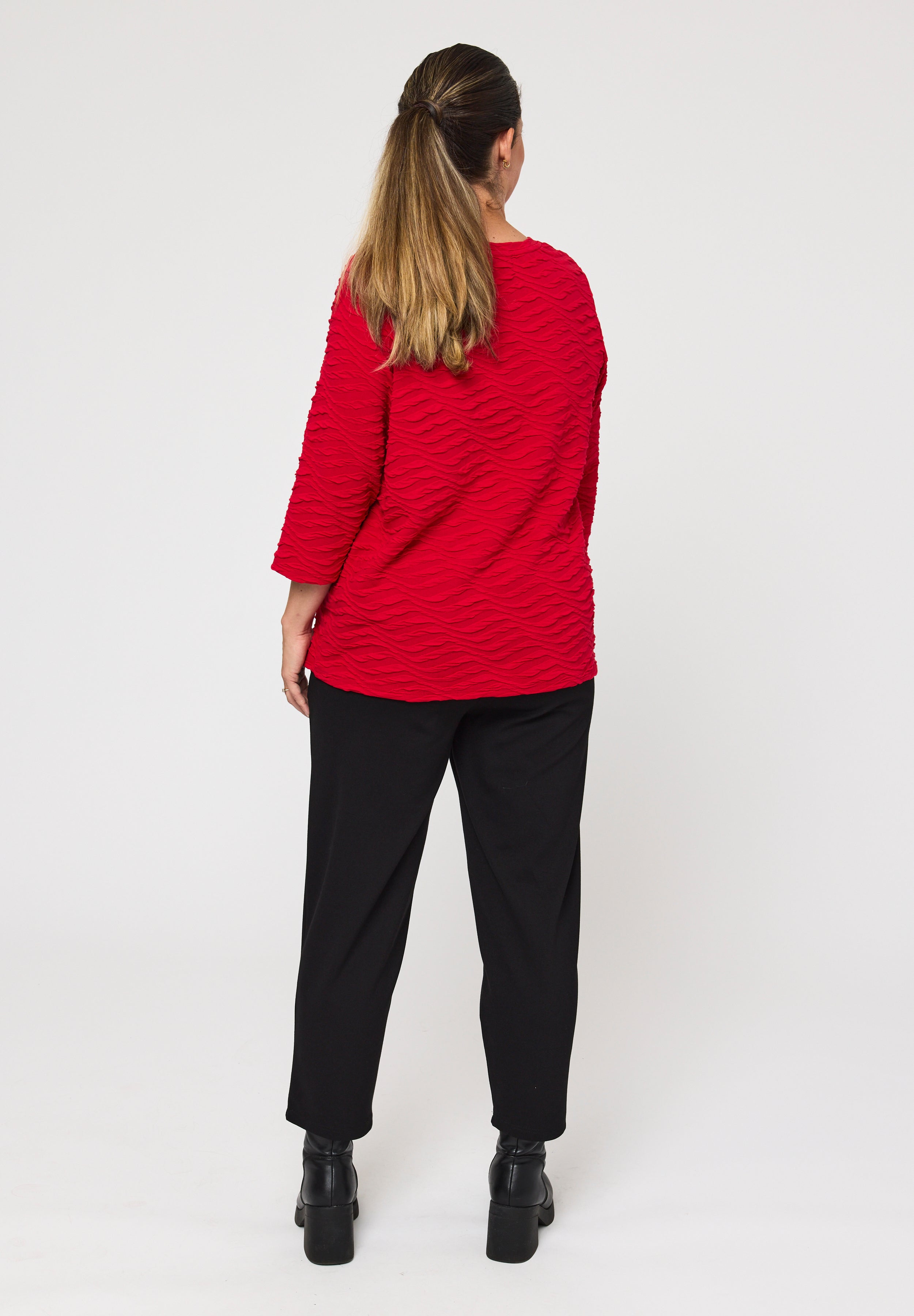 Pont Neuf PNVilla Bluser 2600 Deep Red