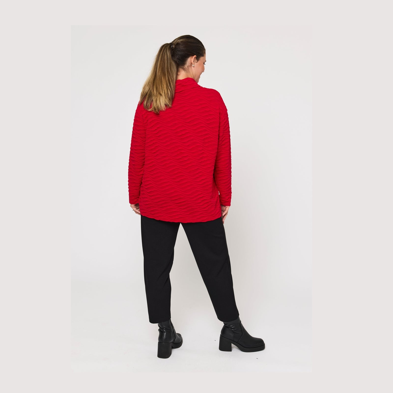 Pont Neuf PNVinca Bluser 2600 Deep Red