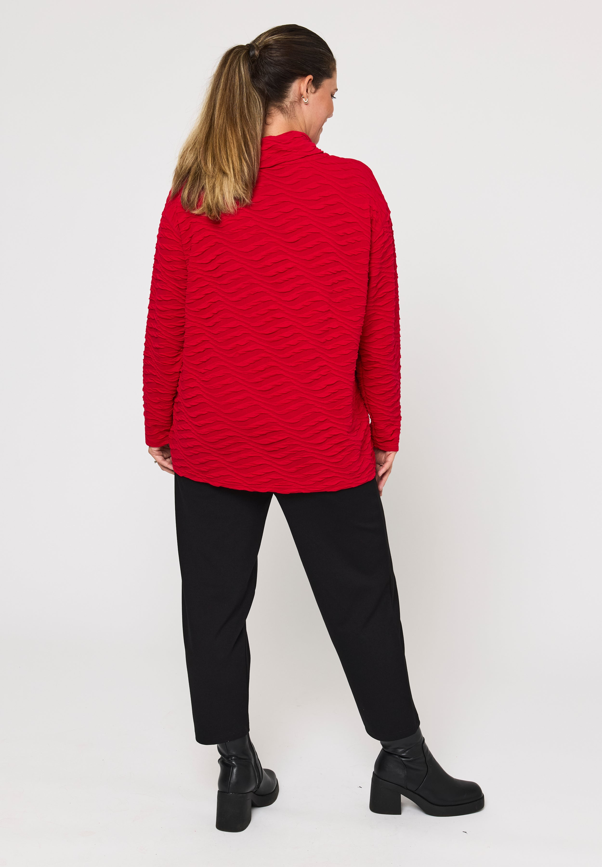 Pont Neuf PNVinca Bluser 2600 Deep Red