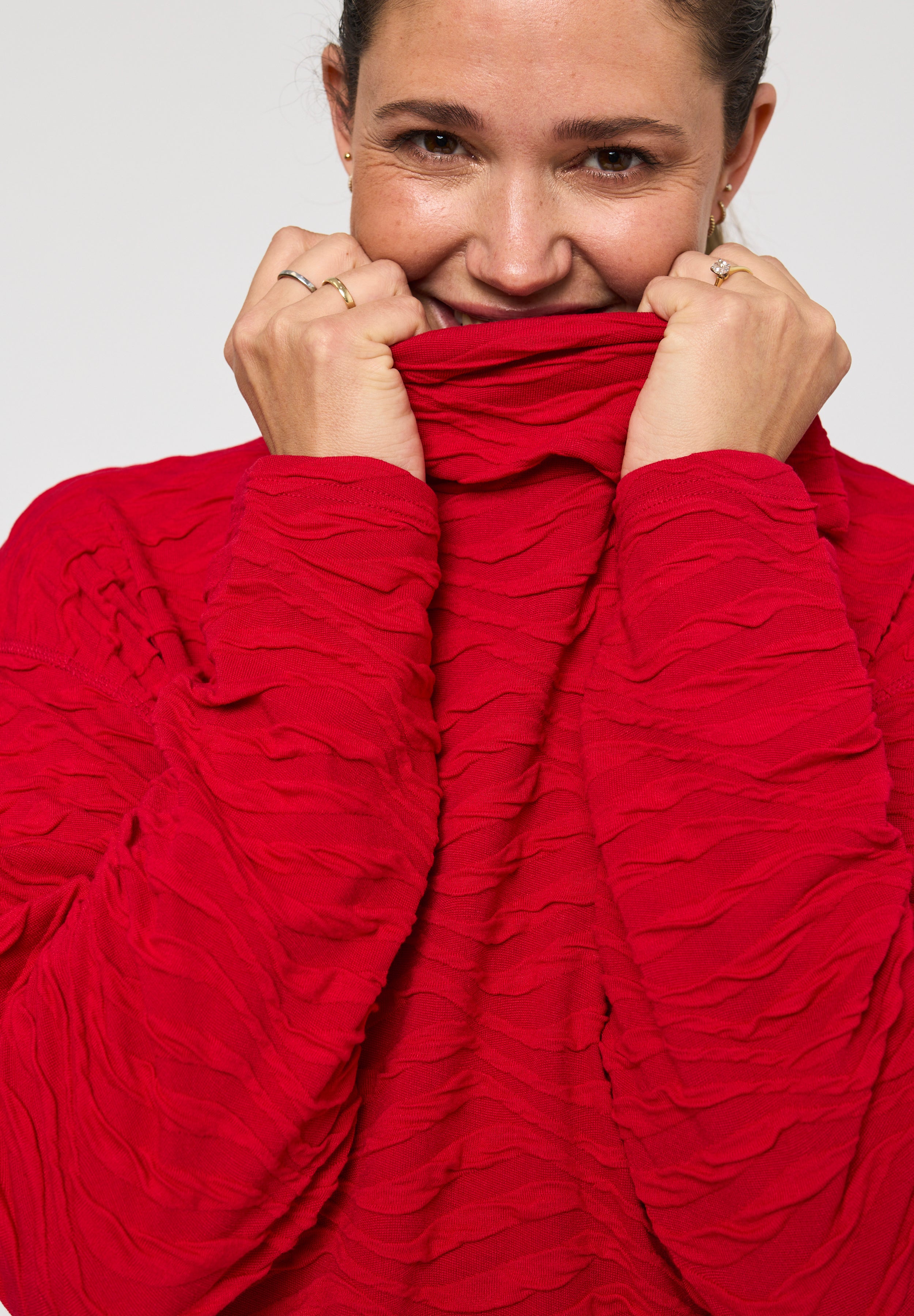 Pont Neuf PNVinca Bluser 2600 Deep Red