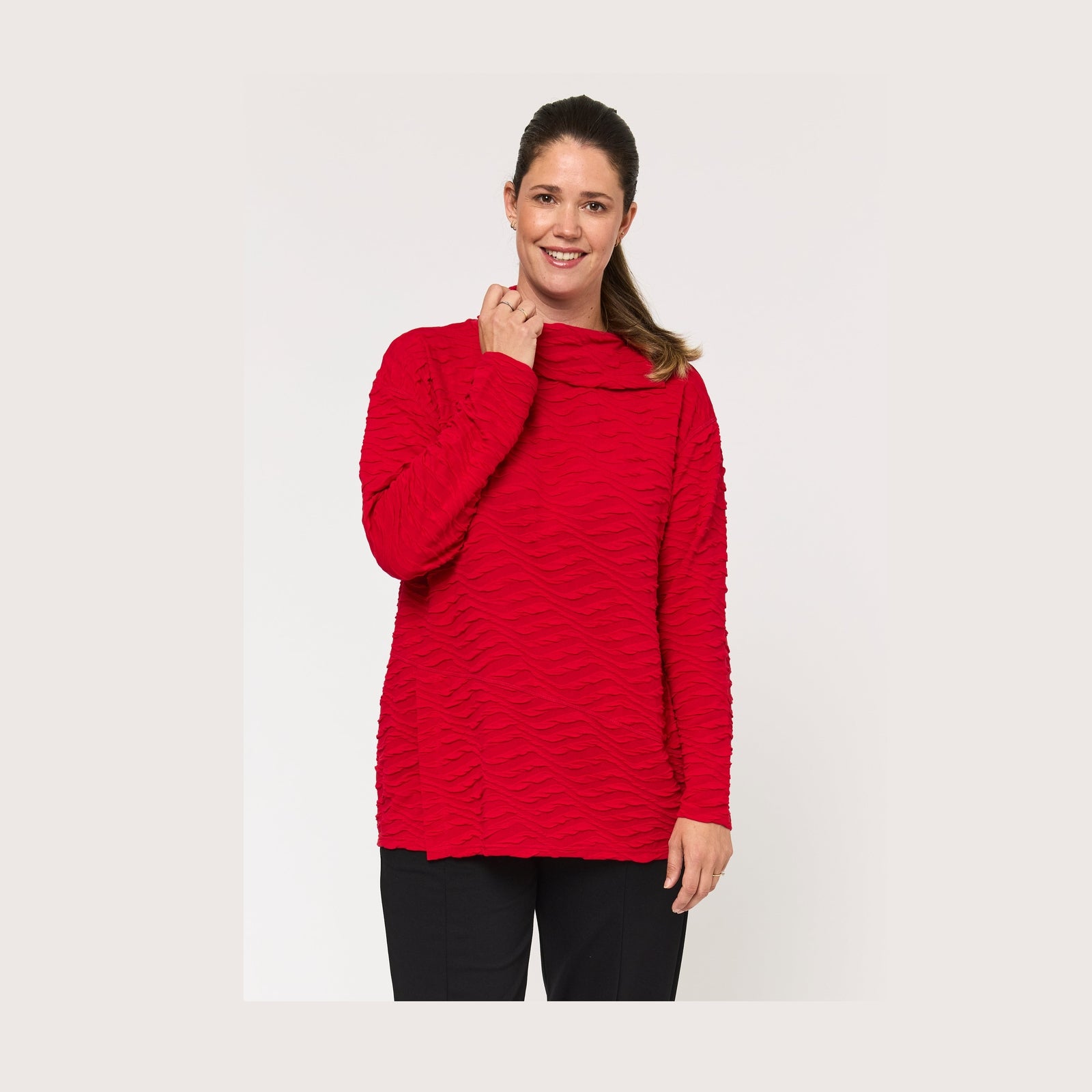 Pont Neuf PNVinca Bluser 2600 Deep Red