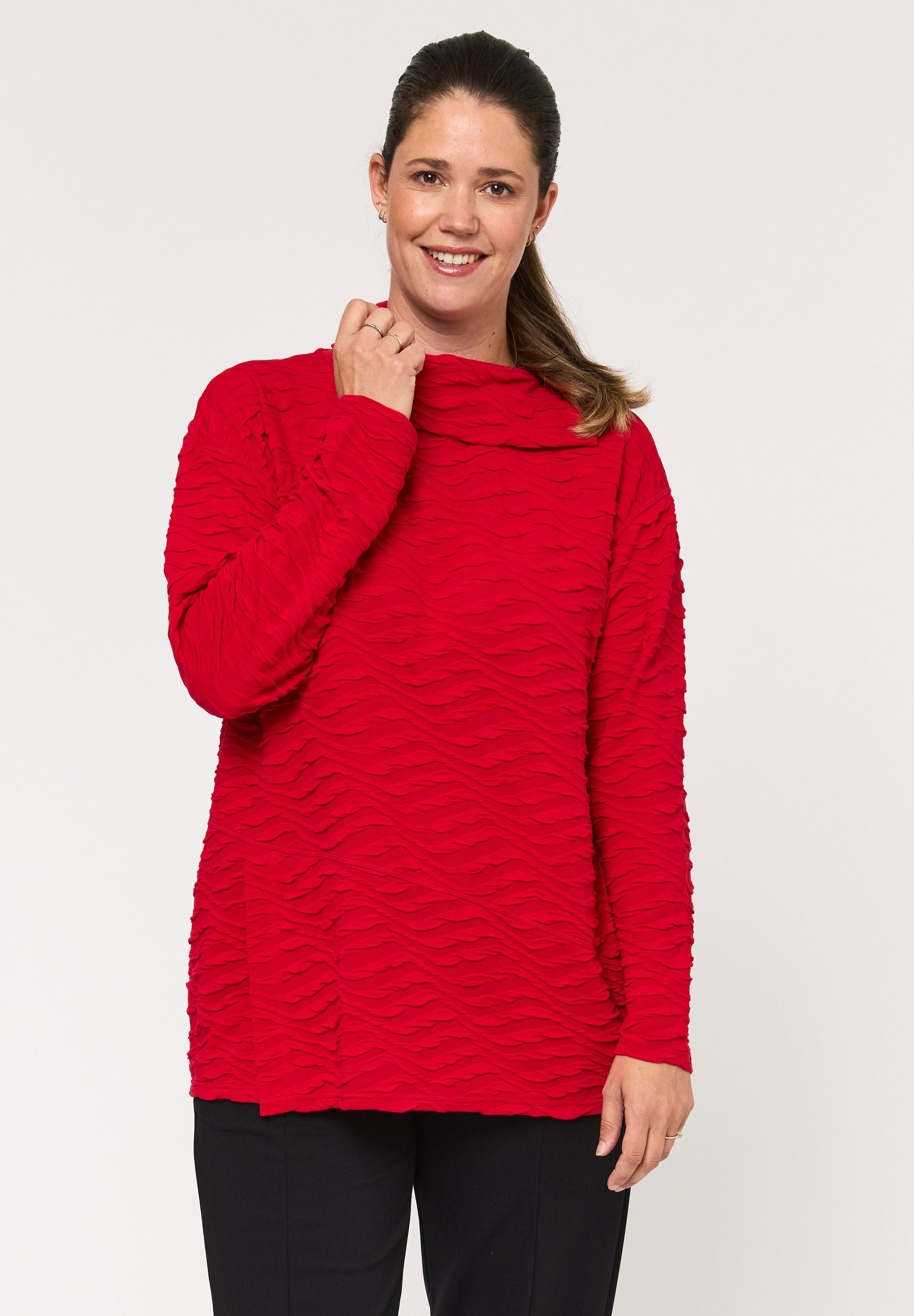 Pont Neuf PNVinca Bluser 2600 Deep Red