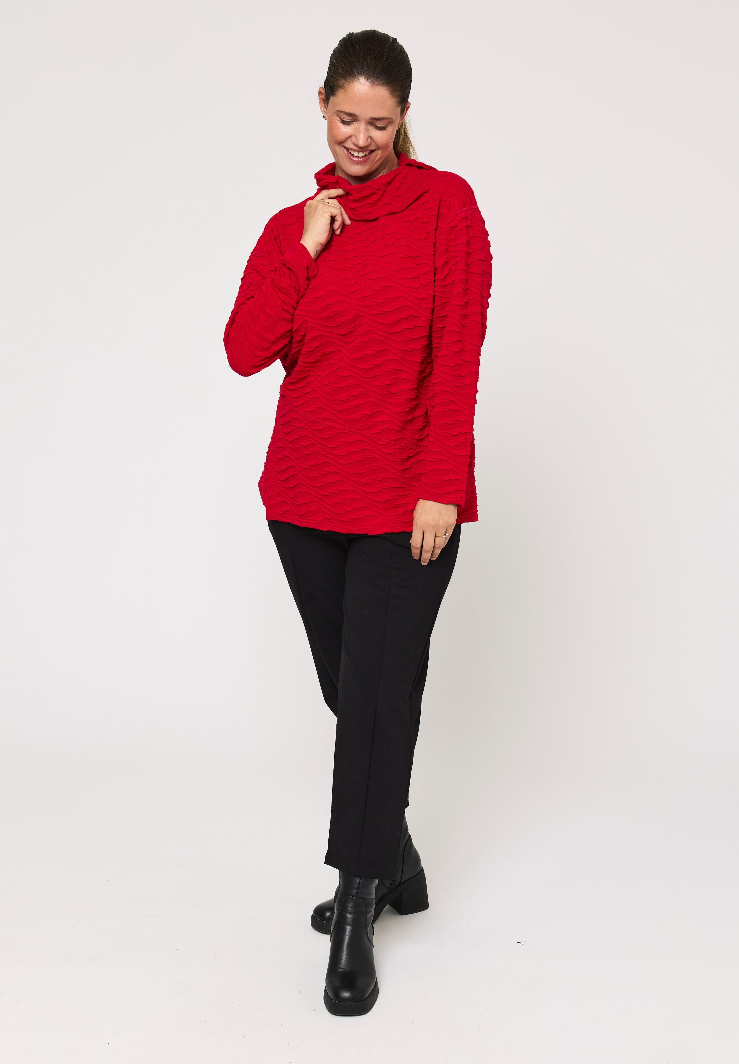 Pont Neuf PNVinca Bluser 2600 Deep Red