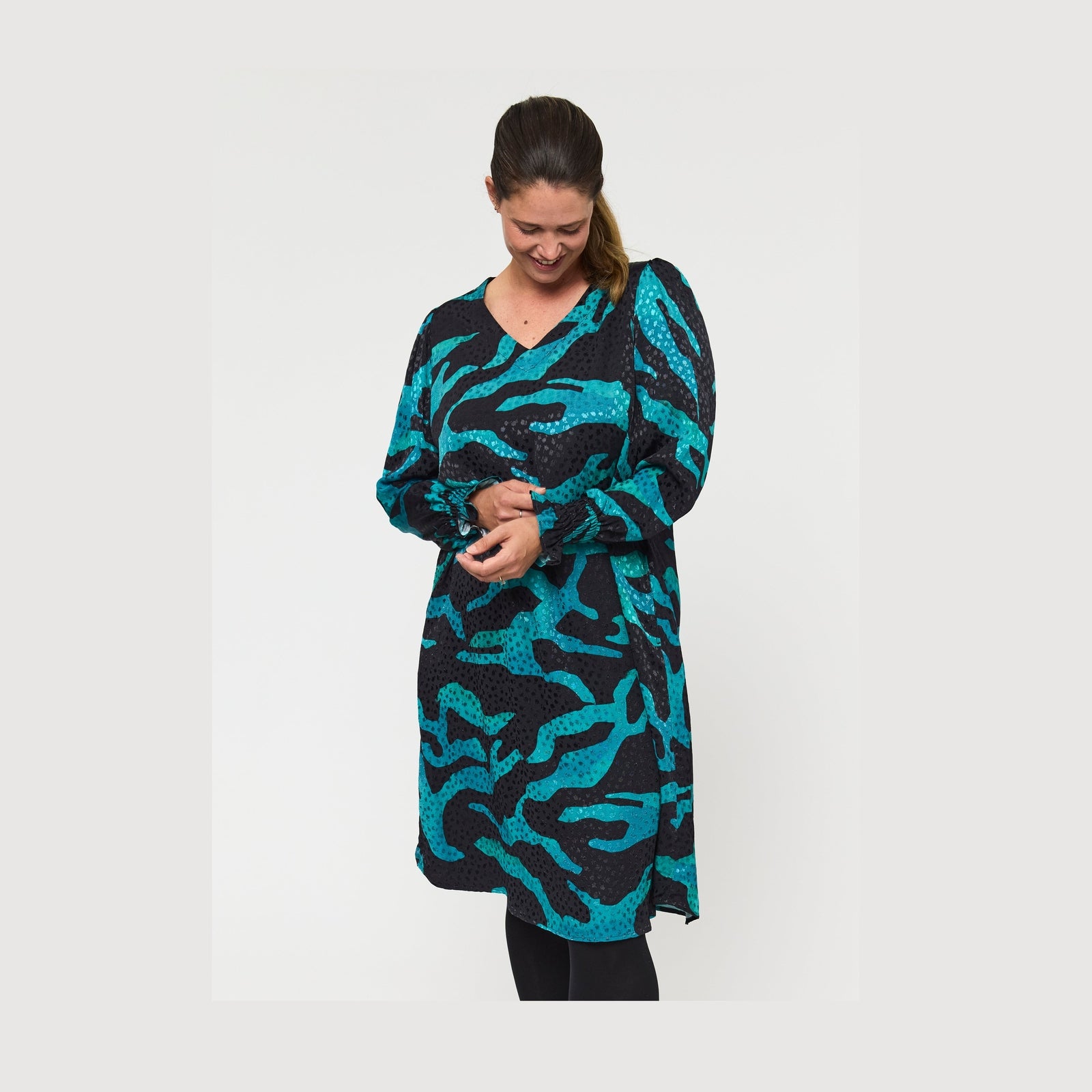 Pont Neuf PNViva Kjoler 5052 Petrol Blue