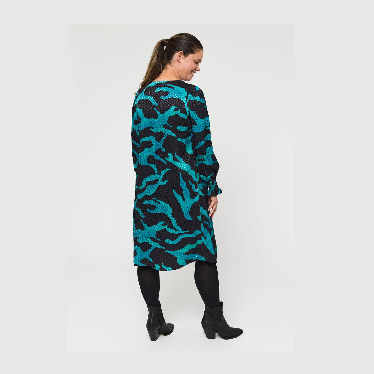 Pont Neuf PNViva Kjoler 5052 Petrol Blue