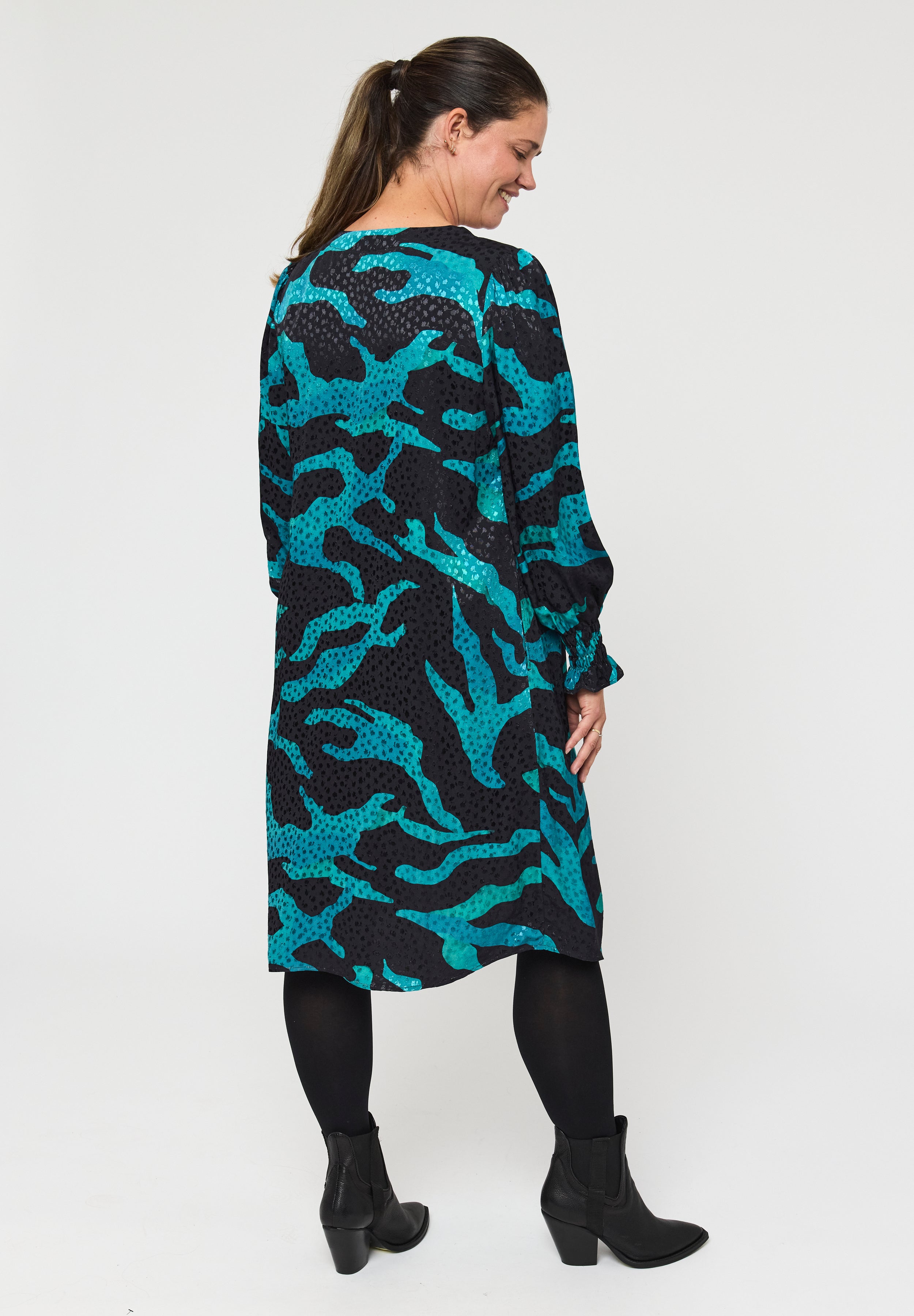 Pont Neuf PNViva Kjoler 5052 Petrol Blue