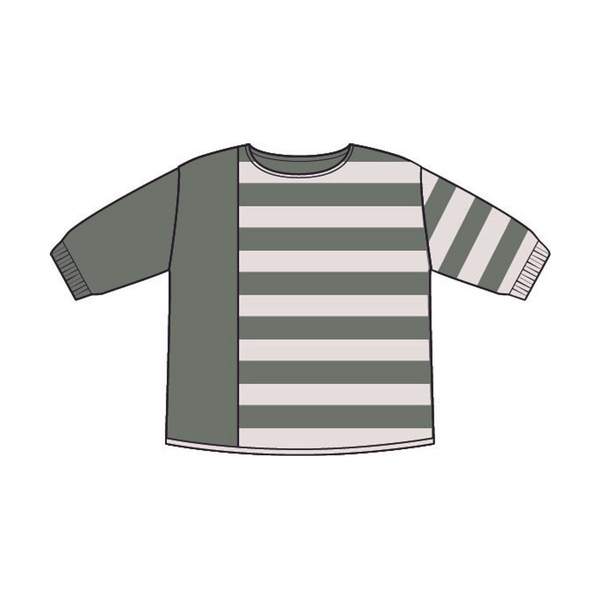 Pont Neuf PNYanne Knit Pullover 3506 Khaki Green