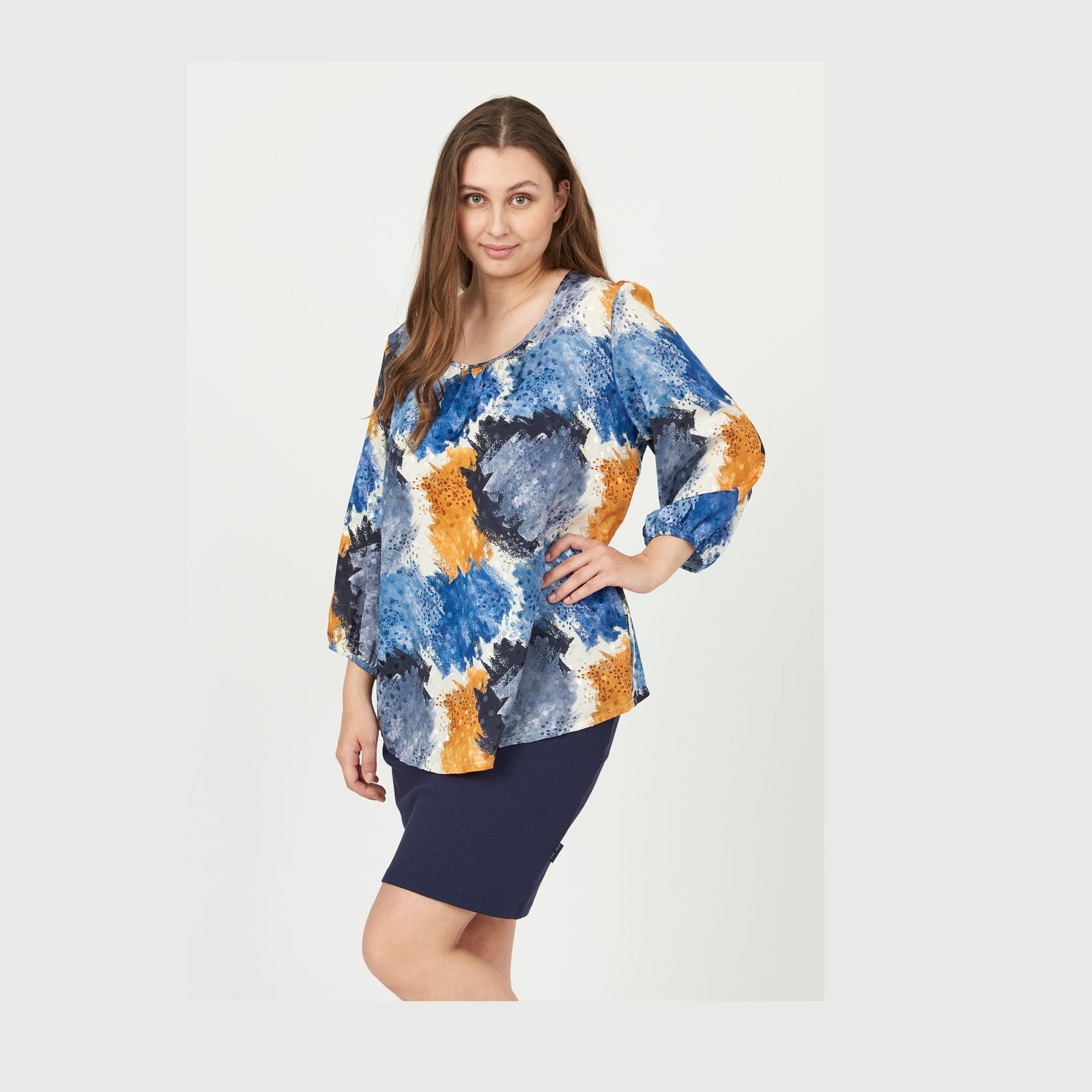 Pont Neuf PNZorinna Bluser 520 Navy