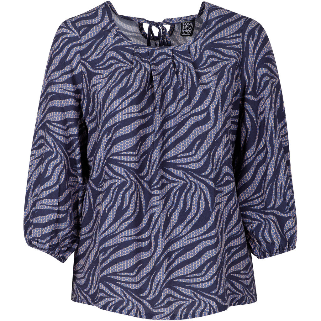 Pont Neuf PNZorinna - EcoVero Bluser 539 Dazzling Blue