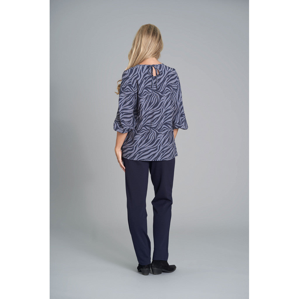 Pont Neuf PNZorinna - EcoVero Bluser 539 Dazzling Blue