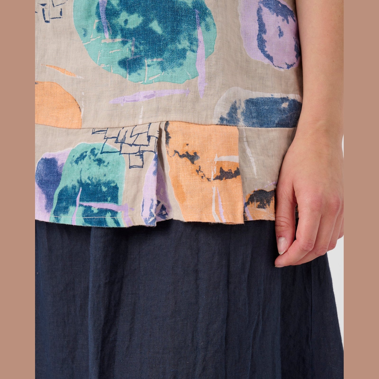 Pont Neuf PNhadil Bluser 134 Linen