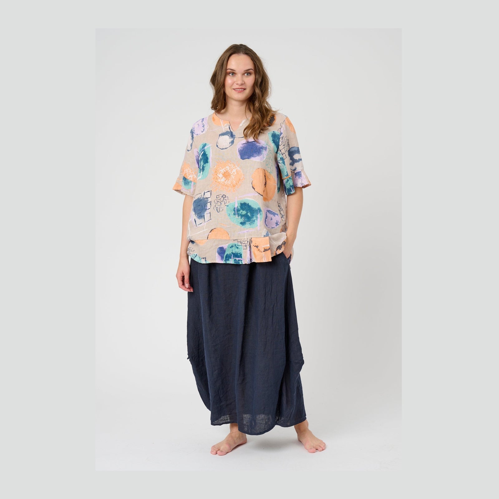 Pont Neuf PNhadil Bluser 134 Linen