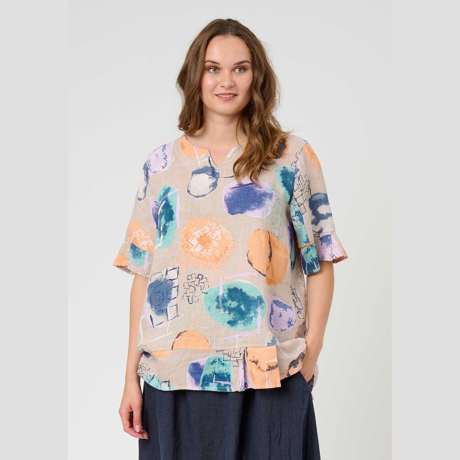 Pont Neuf PNhadil Bluser 134 Linen