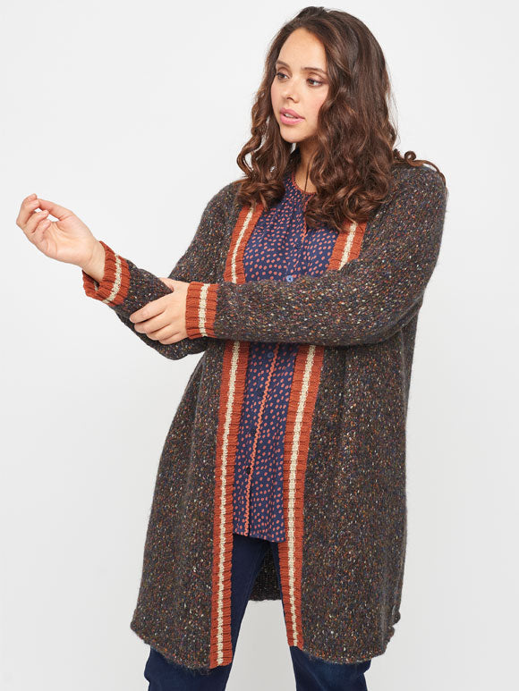 Strikket Cardigan - PLUS SIZE