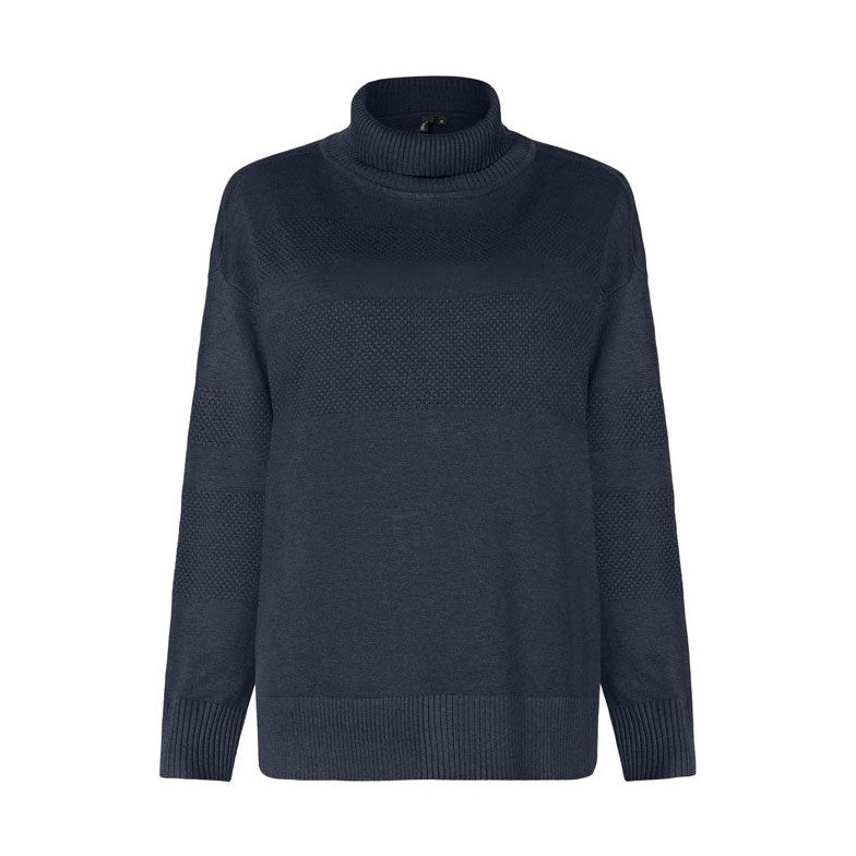 Strik Pullover med Rullekrave