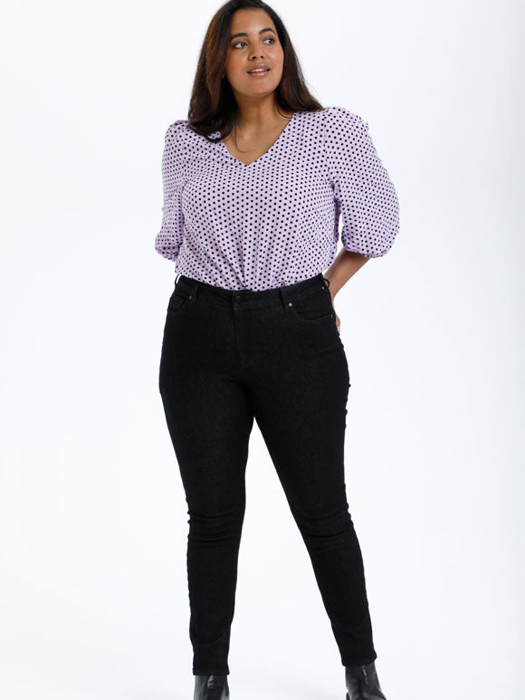 KCflora HW Long Jeans - PLUS SIZE