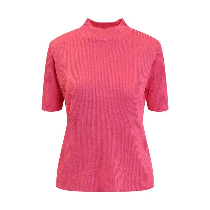 Kort ærmet strik Pullover