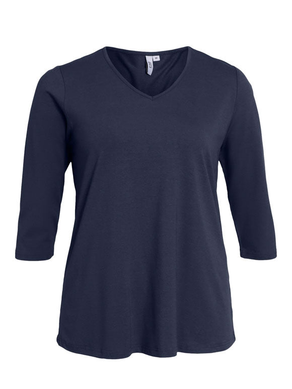 Basis T-shirt 3/4 - PLUS SIZE