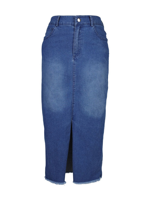 Taia denim nederdel