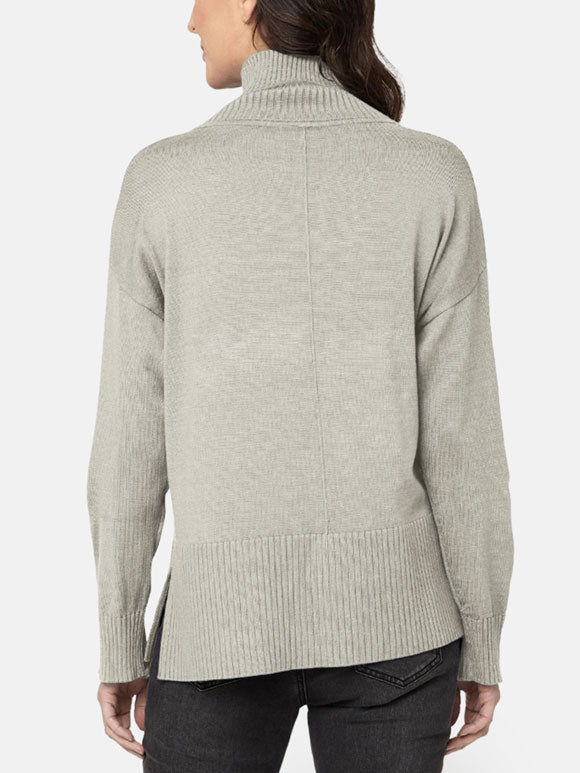 Strik Pullover med turtleneck