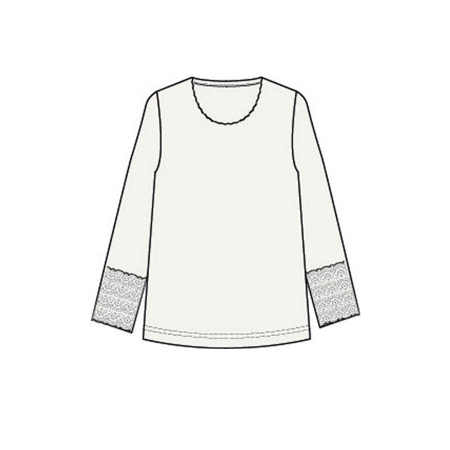 PNIrene Bambus t-shirt med blonde