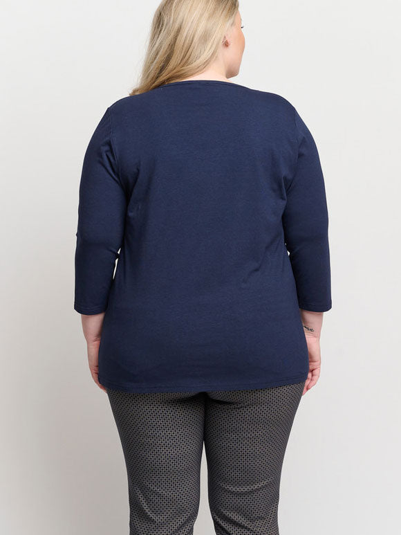 Basis T-shirt 3/4 - PLUS SIZE