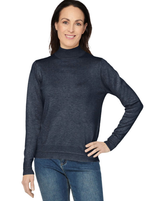 Jensen - Strik Pullover Turtleneck