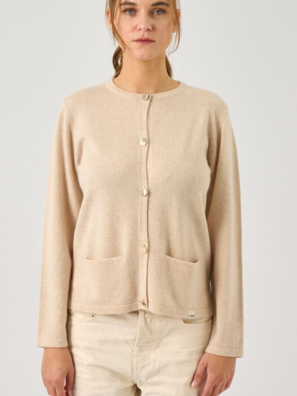 Lind - LiFifi Strik Cardigan i uld cashmere