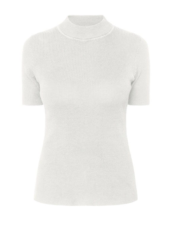 Signature - Kort ærmet strik Pullover